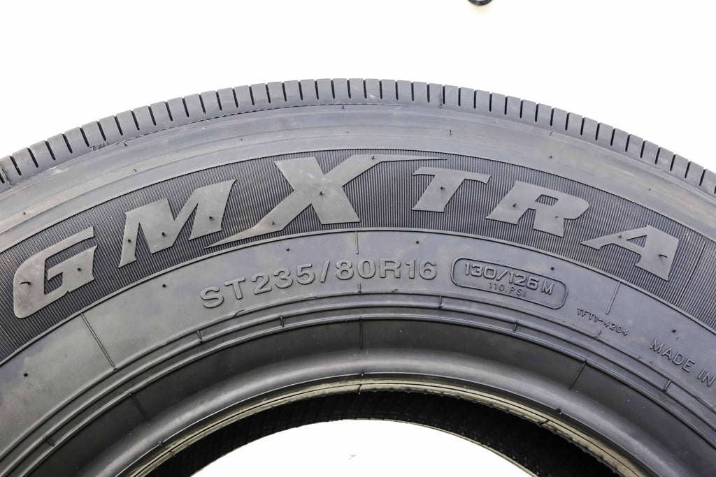 Gremax Heavy Duty All Steel ST 225/75R15 14 Ply 123/1192M 11150 Trailer Tires, Set of 4